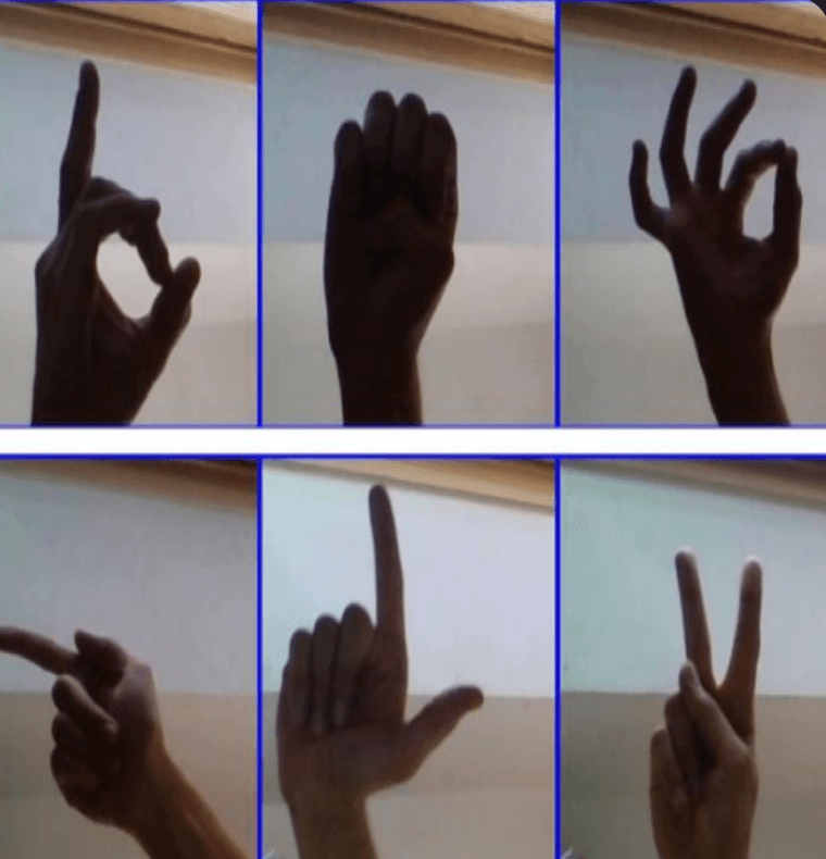 ASL Recognition and Speech Conversion project screenshot