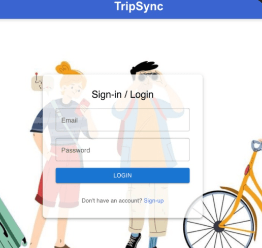 TripSync project screenshot